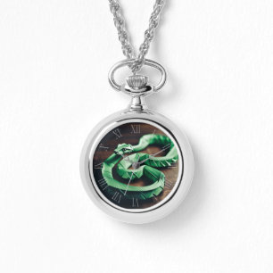 Chinesische Neujahrsschlange Origami Zodiac Birthd Armbanduhr