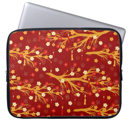 Chinesische Neujahrszweige und Klassenzimmer Laptopschutzhülle
