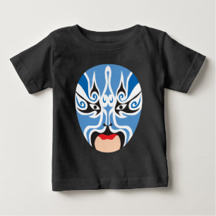 Chinesische Opernmaske aus der Mascarata™ Kollekti Baby T-shirt