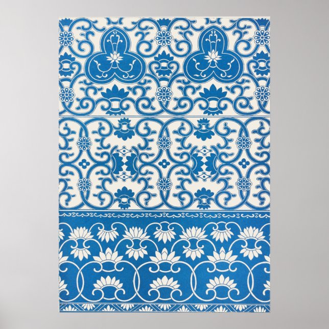 Chinesische Ornamente von Owen Jones Poster (Vorne)