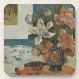 Chinesische Päonien und Mandoline von Paul Gauguin Untersetzer