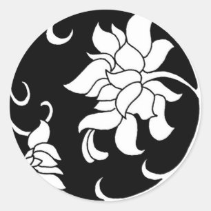 Chinesische Peony-Blume - Aufkleber