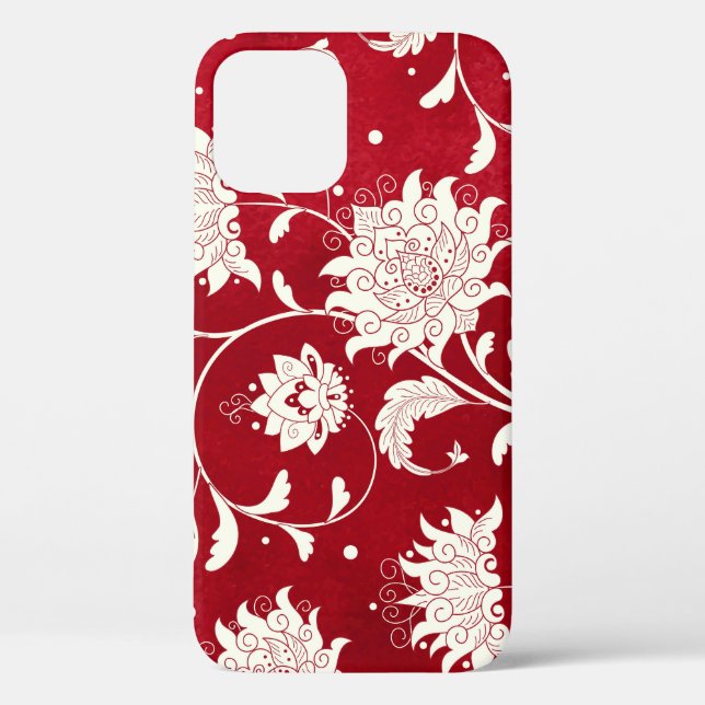Chinesische Porzellannachahmung: Blumenmalerei Case-Mate iPhone Hülle (Rückseite)