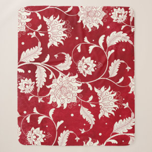 Chinesische Porzellannachahmung: Blumenmalerei Sherpadecke