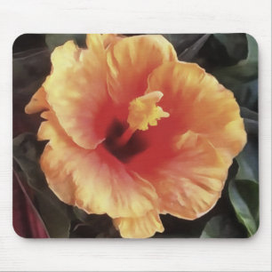 Chinesische Rose Blume Künstlerisches Blumenblut Mousepad
