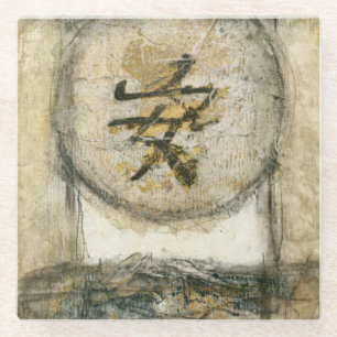 Chinesische Ruhe-Malerei von Mauro Glasuntersetzer