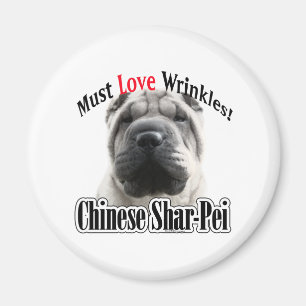 Chinesische Shar-Pei-Liebe muss Falten machen - Ma Magnet