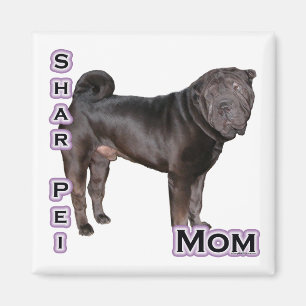 Chinesische Shar-Pei-Mama 4 - Magnet