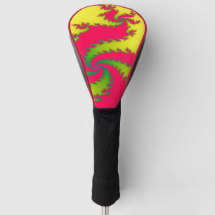 Chinesische Silvester Dragon Fraktal Golf Driver C Headcover
