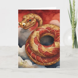 Chinesische Silvesternachtskarte Karte