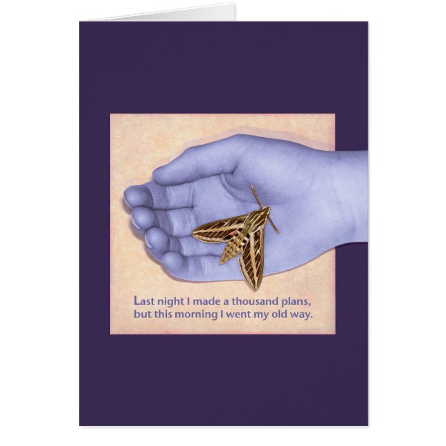 Chinesische Sprichwortkarte (Vorne)