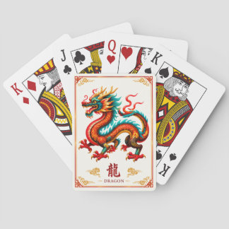 Chinesische Sternzeichen-Drache-Spielkarten Spielkarten