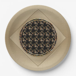 Chinesische Symbol Papierplatten Fledermaus Pappteller