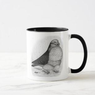 Chinesische Taubenfarbe Zeichnend Tasse