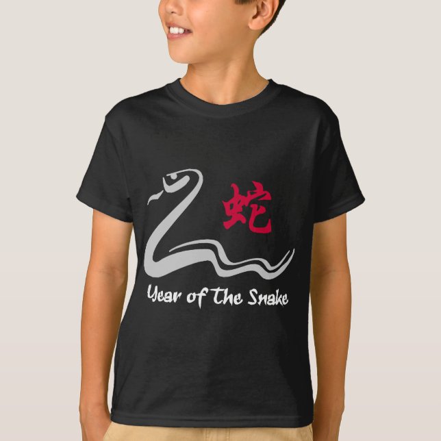 Chinesische Tierkreis-Schlange T-Shirt (Vorderseite)
