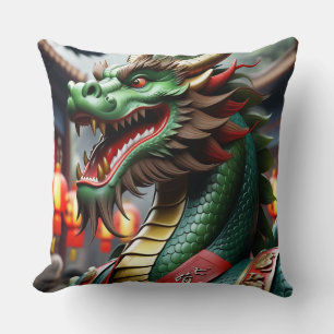 Chinesische Tierkreiszeichen-Kunst Jahr des Drache Kissen