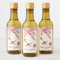 Chinesische Tintenmalerei Blume und Vogelhochzeit
