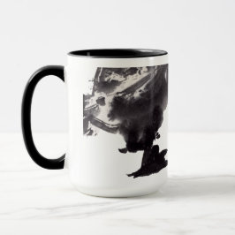 Chinesische Tuschekunst mit Entenmotiv Tasse