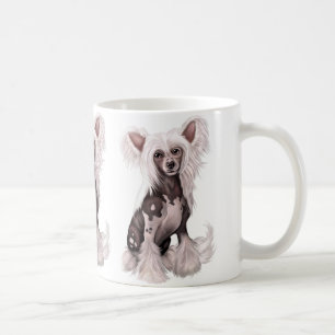 Chinesische unbehaarte mit Haube sitzen Kaffeetasse