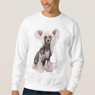 Chinesische unbehaarte mit Haube sitzen Sweatshirt
