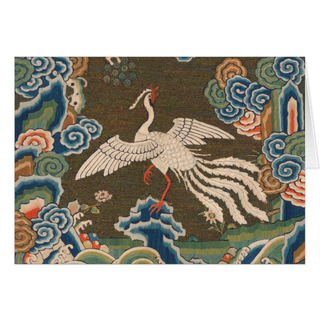 Chinesische Vogelkunst-Wandteppiche Phoenix (Vorderseite (Horizontal))