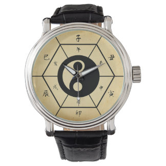 Chinesische Zeichen wählen mit Taichi Ying und Yan Armbanduhr