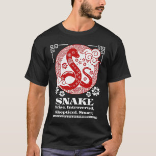 Chinesische Zodiac-Schlange-Persönlichkeit T-Shirt