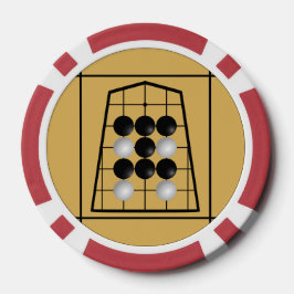 Chinesische Zodiakaluhr Pokerchips
