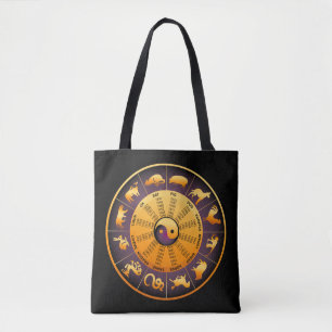 Chinesische Zodiakind-Tiere Tasche