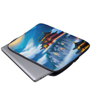 Chinesischer Bergpalast Laptopschutzhülle
