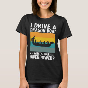 Chinesischer Bootsführerschein für Drachenboottrai T-Shirt