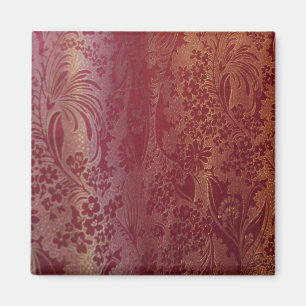Chinesischer Brokat Pink Magnet