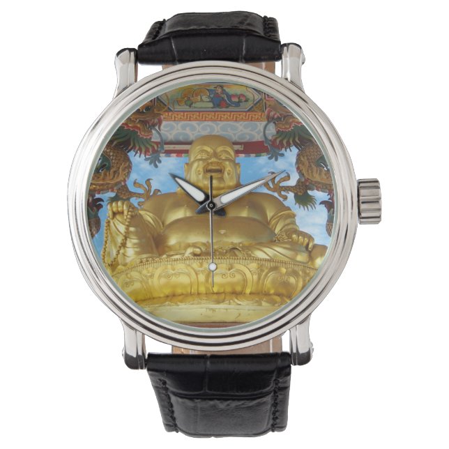 Chinesischer Buddha Armbanduhr (Vorderseite)