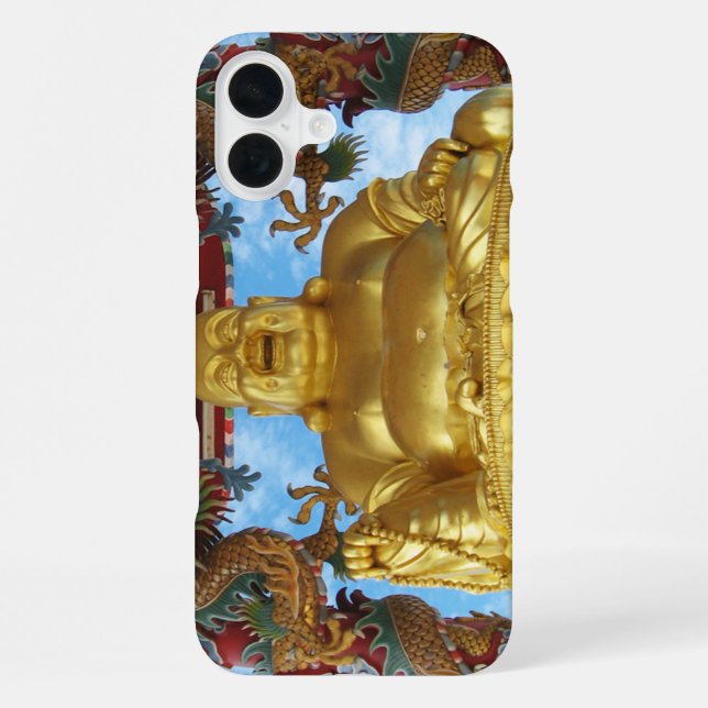 Chinesischer Buddha iPhone 16 Plus Hülle (Rückseite)