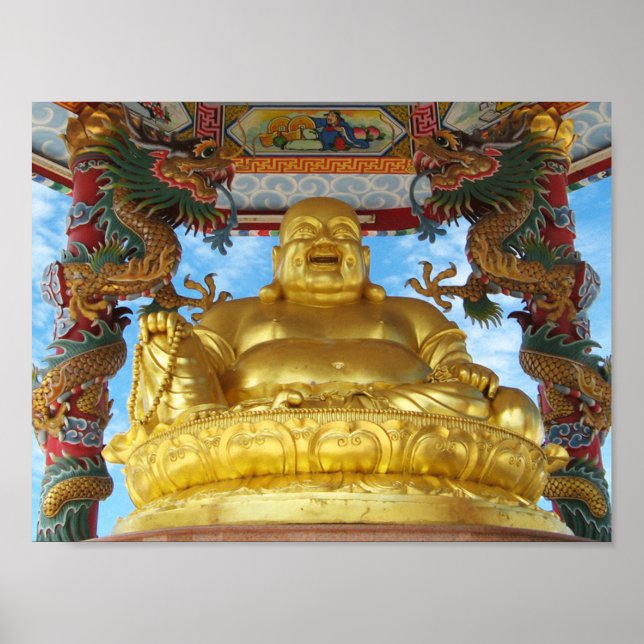 Chinesischer Buddha Poster (Vorne)