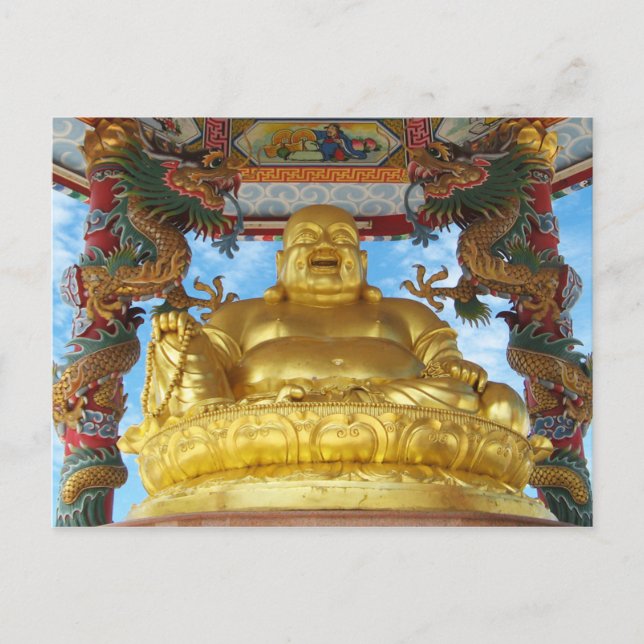 Chinesischer Buddha Postkarte (Vorderseite)