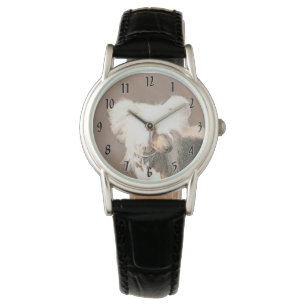 Chinesischer Crested Hairless Original-Hundemalere Armbanduhr