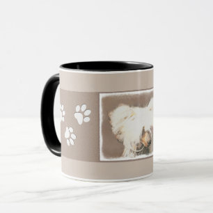Chinesischer Crested Hairless Original-Hundemalere Tasse