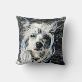 Chinesischer Crested Hund Kissen