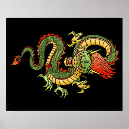 Chinesischer Drache 09 Poster