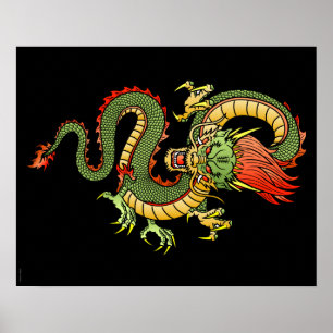 Chinesischer Drache 09 Poster