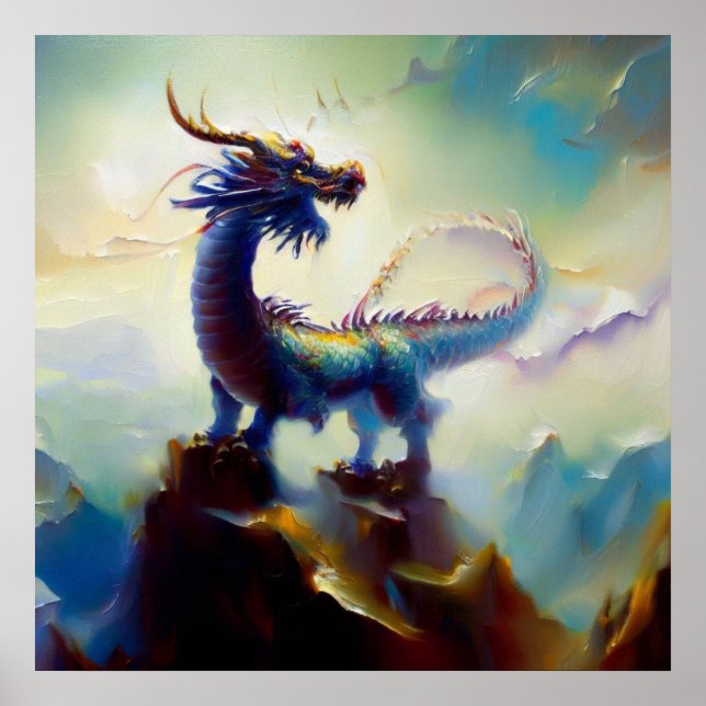 Chinesischer Drache (12) Poster (Vorne)