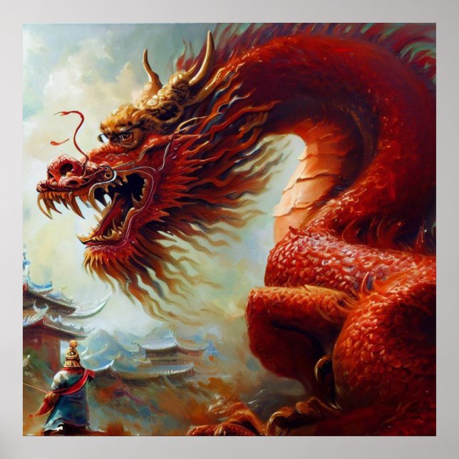 Chinesischer Drache (13) Poster (Vorne)