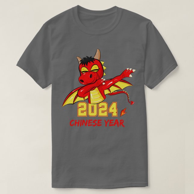 Chinesischer Drache 2024 T-Shirt (Design vorne)
