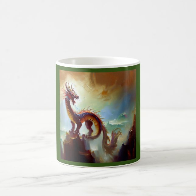 Chinesischer Drache (28) Kaffeetasse (Mittel)