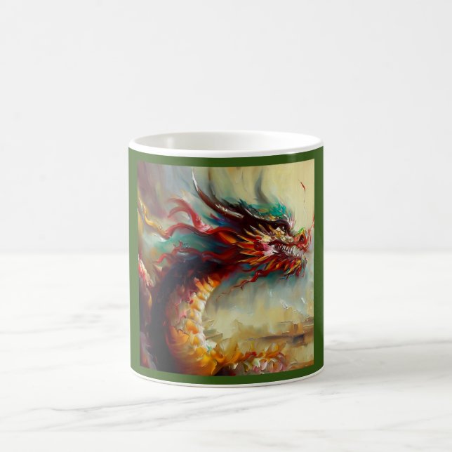 Chinesischer Drache (29) Kaffeetasse (Mittel)