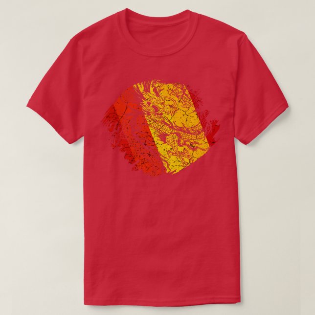 Chinesischer Drache 32 T-Shirt (Design vorne)