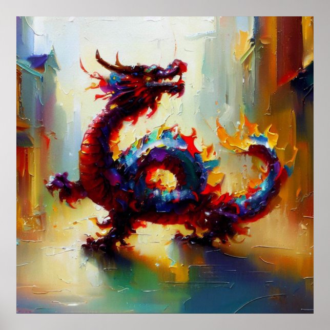 Chinesischer Drache (34) Poster (Vorne)