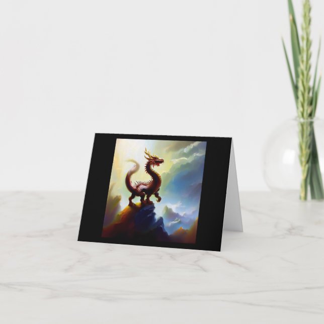 Chinesischer Drache (3) Karte (Vorderseite)