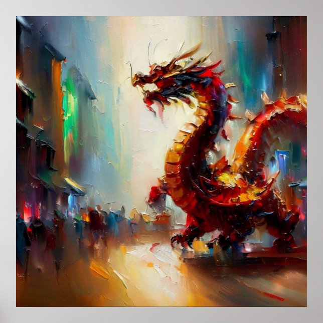 Chinesischer Drache (8) Poster (Vorne)